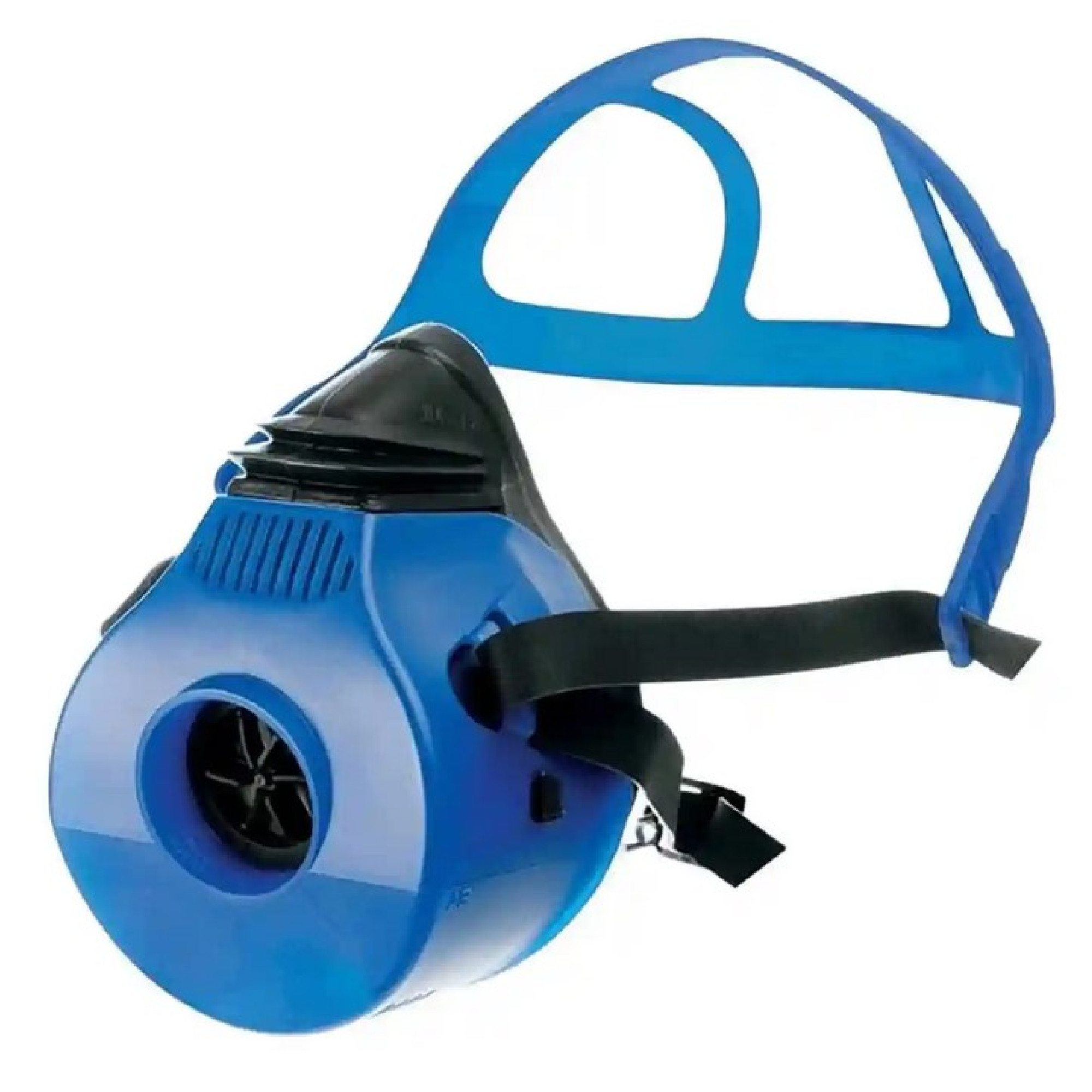 Blaue Halbmaske ohne Filter mit elastischem Band